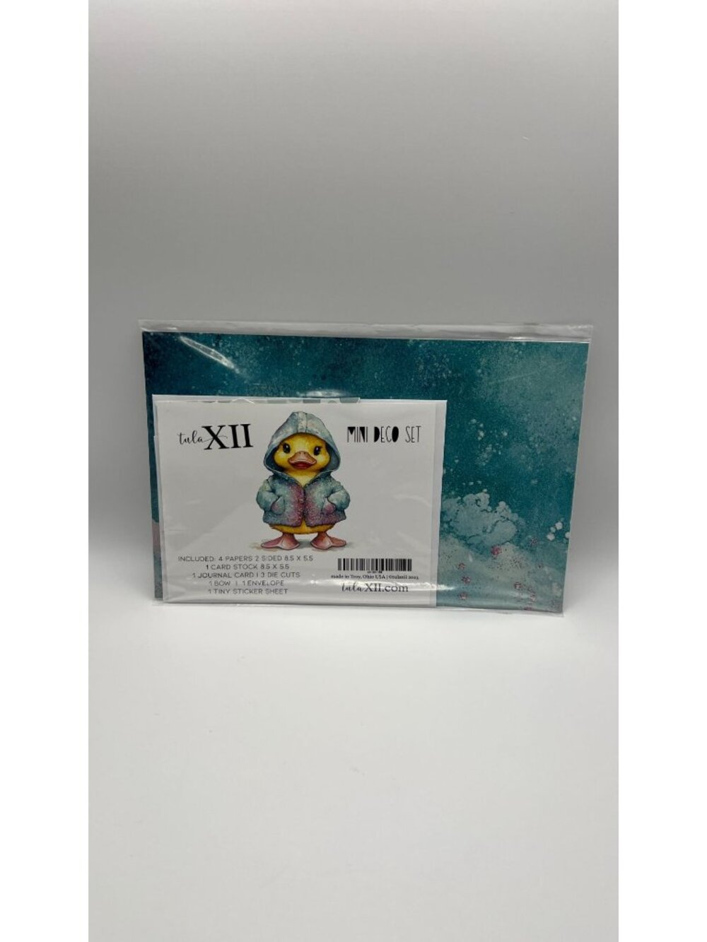 Tula XII Mini Deco Set With Cute Duck Illustration Includes Papers Card Stock St